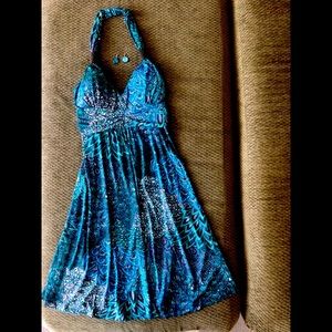 Halter Paisley Dress